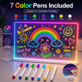 DIY Acrylic LED Glow Board (7.5x7.5 inch) with 7 Magic Pens